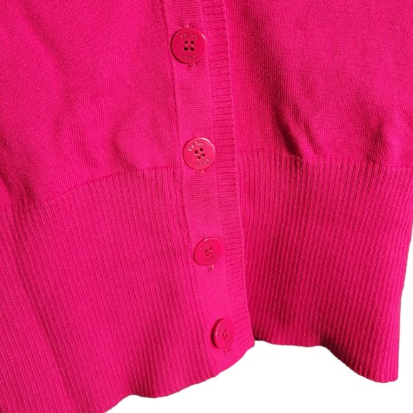 Mexx V-Neck Button Down Pink Cardigan Pink Sweater Size S - Picture 4 of 7